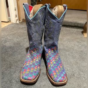 Girls Macie Bean Rainbow Woven Boots